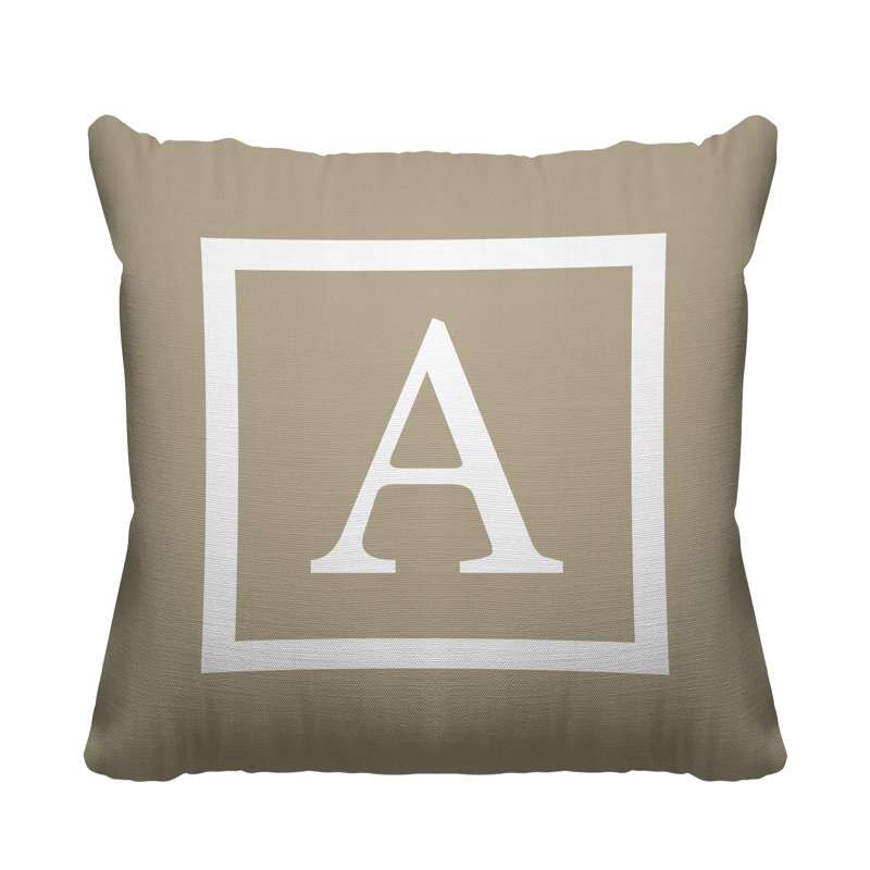 Coussin Colter, Beige, L 17 po x H 17 po, H 17 po x l 17 po