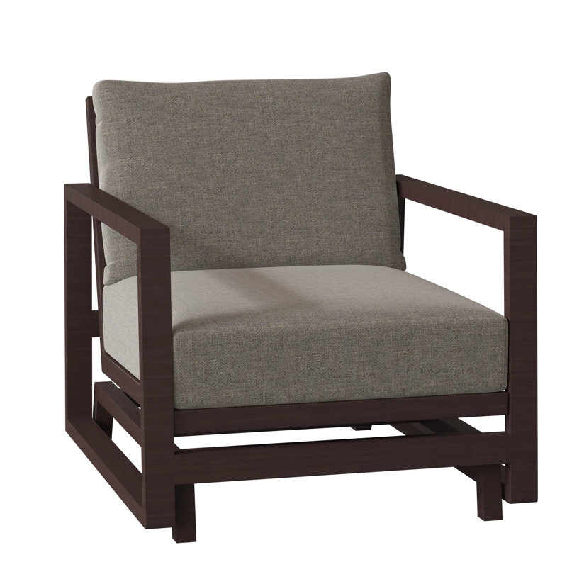 Avondale Patio Lounge Chair with Cushions, Cabana Stripe Midnight, Chalk, No Welt
