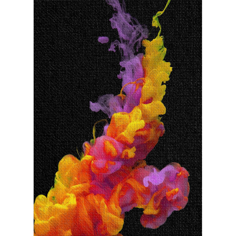Abstract Indoor Rug, Rectangle 5' x 7'