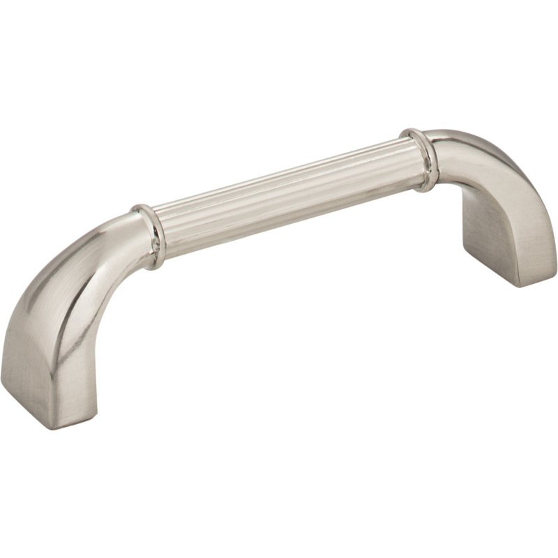 Cordova Bar Pull, Satin Nickel, 3 3/4"