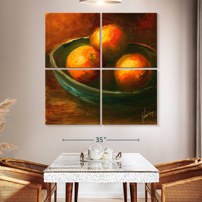 Yarlin Rustic Fruit IV, 50" H x 50" W