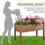 Rectangle Wood  Planter Raised Bed-238315555