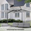 10*10ft Square Cantilever Umbrella-1980843200