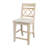 Kindelan Solid Wood Counter Stool with Solid Wood Frame-43730725