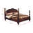Kansas Solid Wood Four Poster Bed-321796246