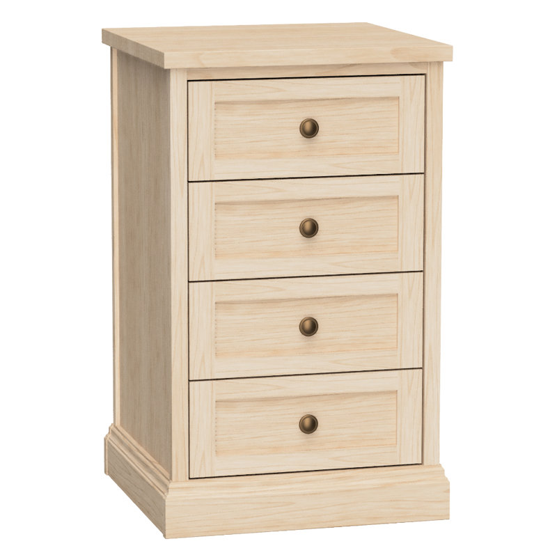 Classeur personnalisable à 4 tiroirs avec rangement verrouillable