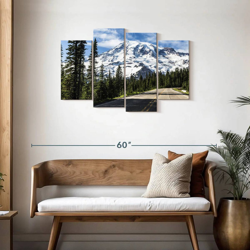 Mehar Road To Mount Rainier, H 27 po x l 43 po