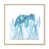 Toile naturelle avec cadre flottant