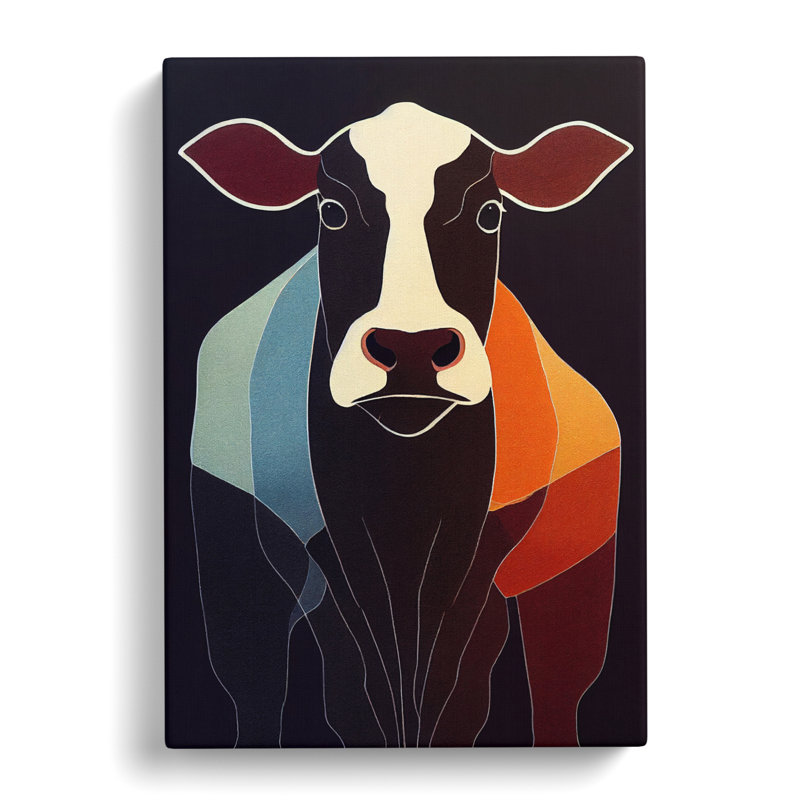 Cow Collage - Wrapped Canvas, 50cm H x 35cm W x 3cm D
