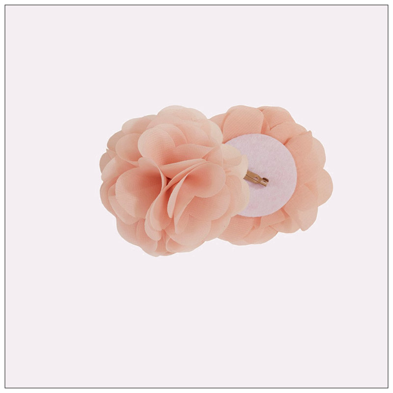 Panneau de rideau uni à motif floral et à passants (1 pièce), L 50 po x L 63 po, Rosé