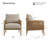 Boho-inspired Upholstered Accent Chair-122443670-122443667