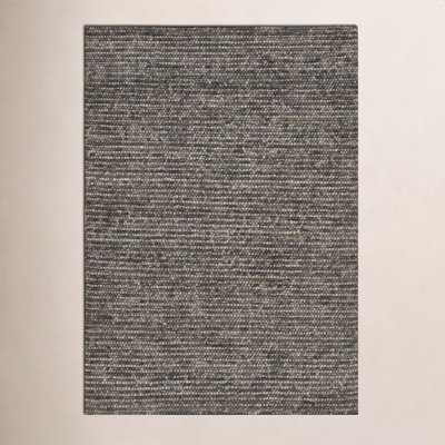 Asta Gray Hand-Woven Wool Rug