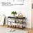 Shoe Bench, 3-Tier Shoe Rack, Industrial Shoe Organizer S...