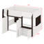Lit mezzanine avec maisonnette et rangement pour enfants et adolescents-54306392