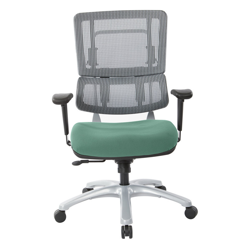 Pro-Line II Polyester Blend Task Chair, Jade, Silver