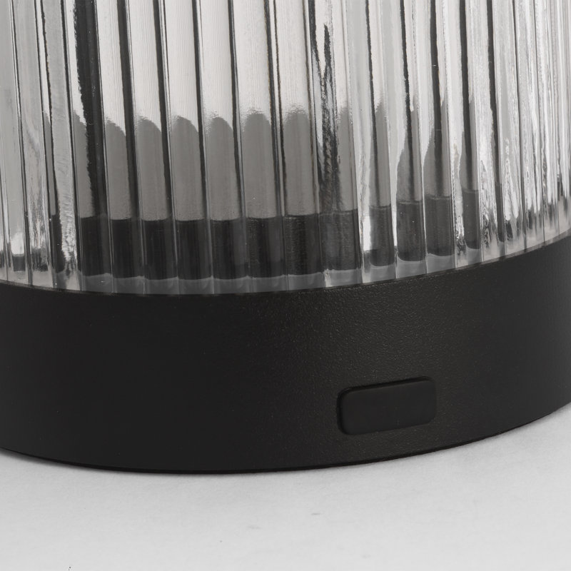 Tawa Accent Rechargeable Table Lamp, Black