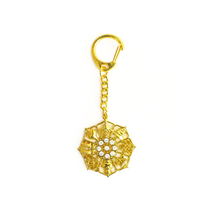Feng Shui Import 2'' W Gold Key Chain