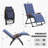  Purple Leaf Outdoor Reclining Chair Patio Zero Gravity Chaise Lounge Folding Chair With Removable Cushion Adjustable Headrest-29187220