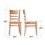 Ensemble de 2 chaises d'appoint Zida-1721192999