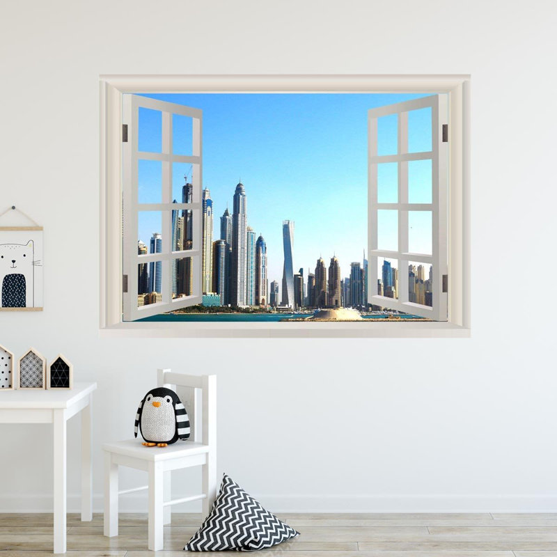 Scenic & Cityscapes Wall Decal, 16" H x 24" W