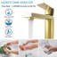 Robinet de salle de bain noir mat-94902371