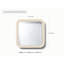 Caraway 10 Cup Glass Food Container Square Shape W/ Lid, Cream
