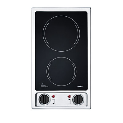 Summit Appliance White Electric Cooktop