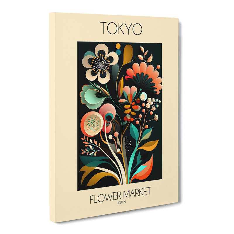 Tokyo Flower Market Exhibition 12 - Wrapped Canvas, 91cm H x 60cm W x 3cm D