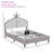 Crown PU Leather Princess Bed-38621365