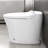 Elongated Heated Seat Smart Toilet With Water Conservation Flush Adjustable Temp & Ceramic Body