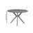 Clift ROX 4 Person Round Dining Table 45,27" , Solid, Oak Lacquered-1965798680