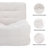 32.5" Upholstered Lounger with Ottoman-1991675676