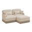 Canapé modulaire avec repose-pieds Comfy Chenille