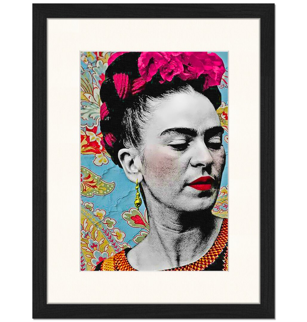 Gerahmtes Poster Frida Kahlo