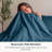 Perecale Bedding 100% Organic Cotton Percale Fitted Sheet, 400 Thread Count GOTS Certified, Smooth & Moisture-Wicking-101681208-101681205
