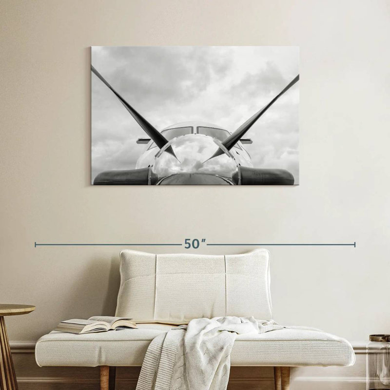 Mehar Airplane Propeller Close Up, 26" H x 39" W