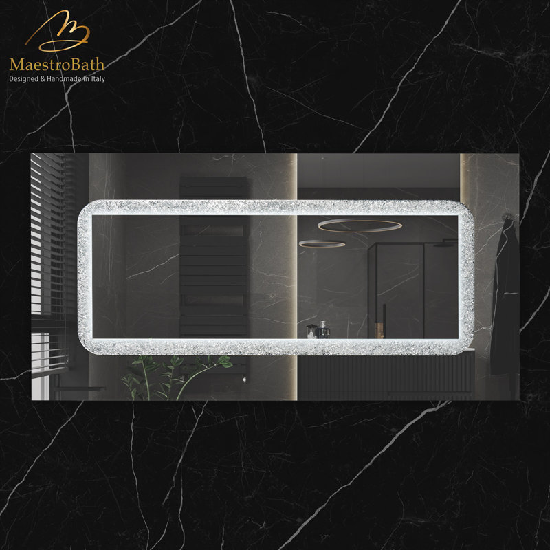 Miroir de salle de bain luxueux