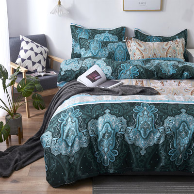 Dailynap Blue Bohemian Style Exotic Bedding Set