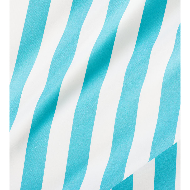 Elements Awning Stripe Fabric, Turquoise