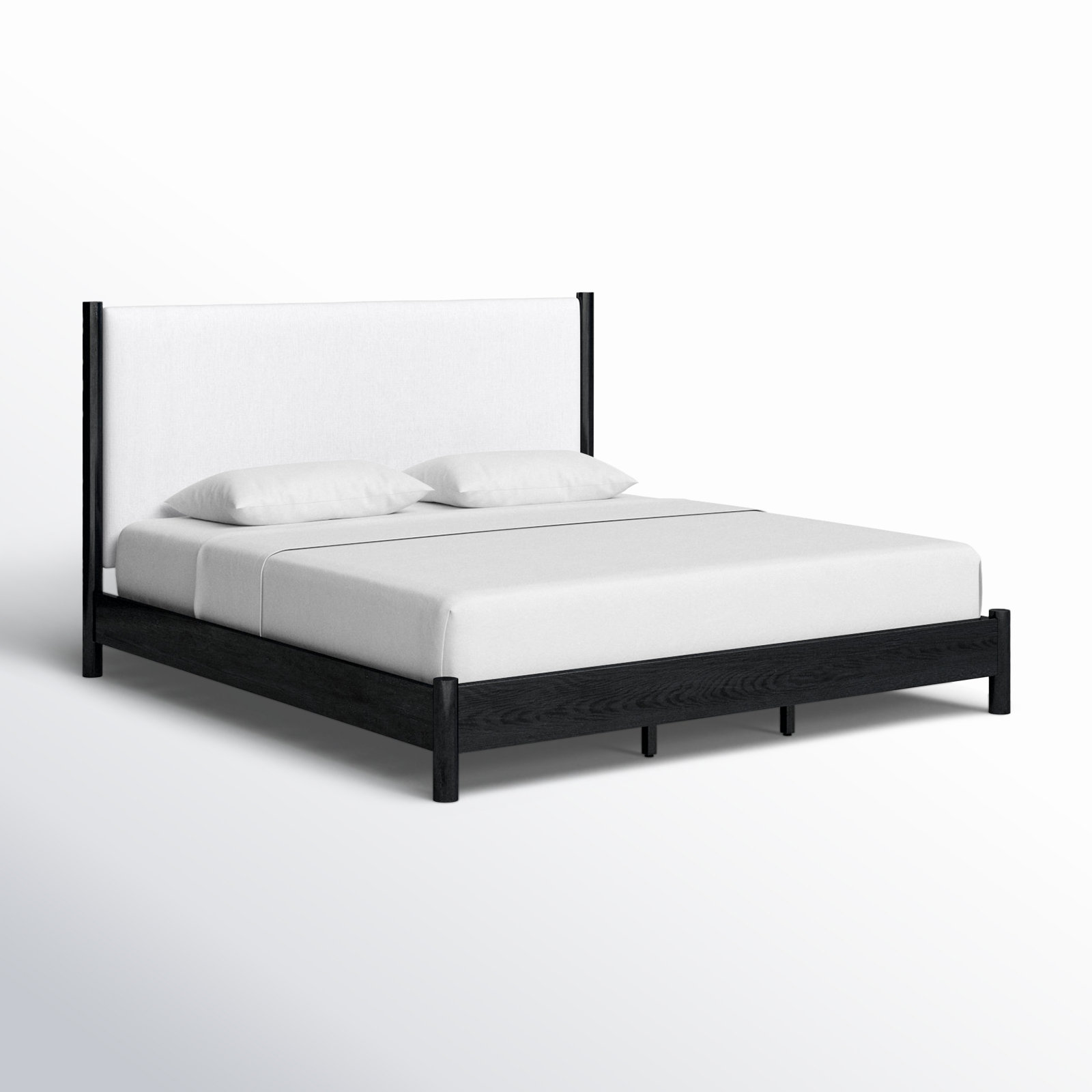 Kaplan Bed, King, Black/Beige