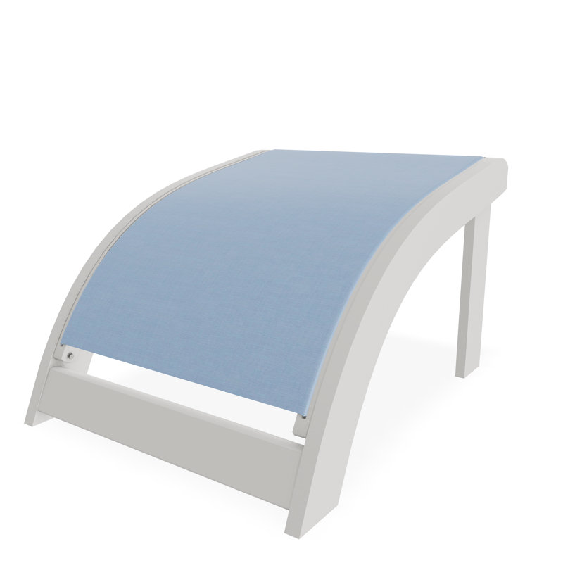 Repose-pieds Adirondack en polymère de qualité marine, Neige, Ciel