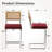 PU Leather Bar Stools With Woven Rattan Back And Metal Legs 1-Pack-1406714044