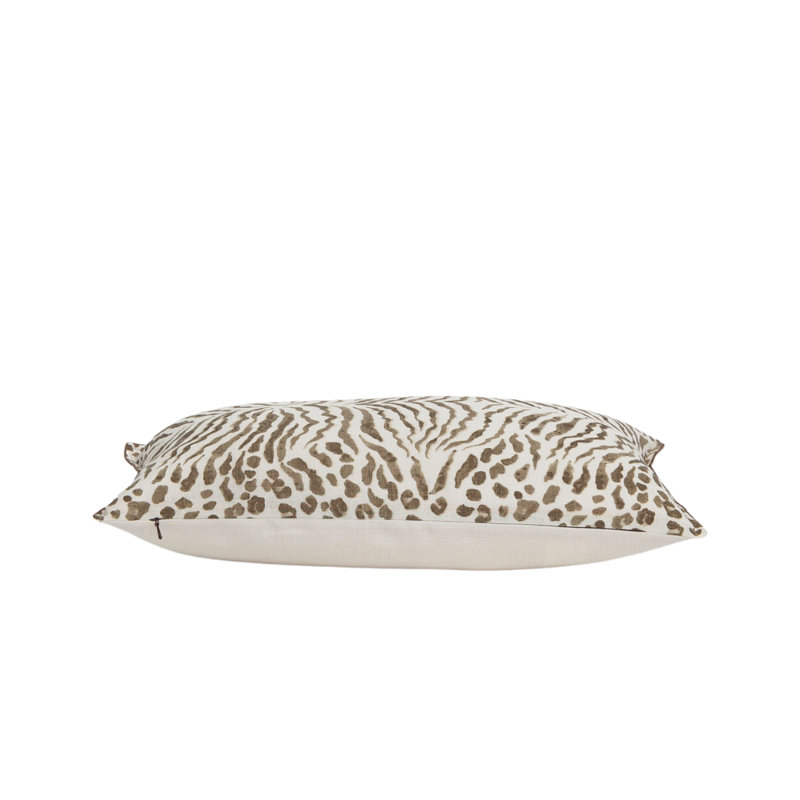 Chatto with Silk Welt Accent Pillow, Rectangle 12"H x 20"W
