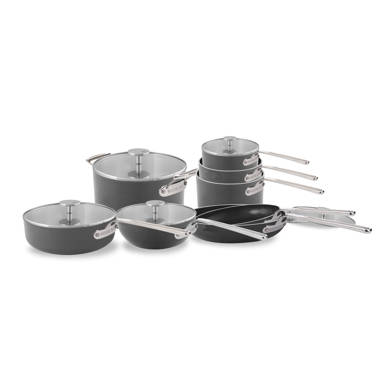 Mauviel M'Cook 5-Ply 12-Piece Cookware Set with Cast Stainless Steel Handles 520060