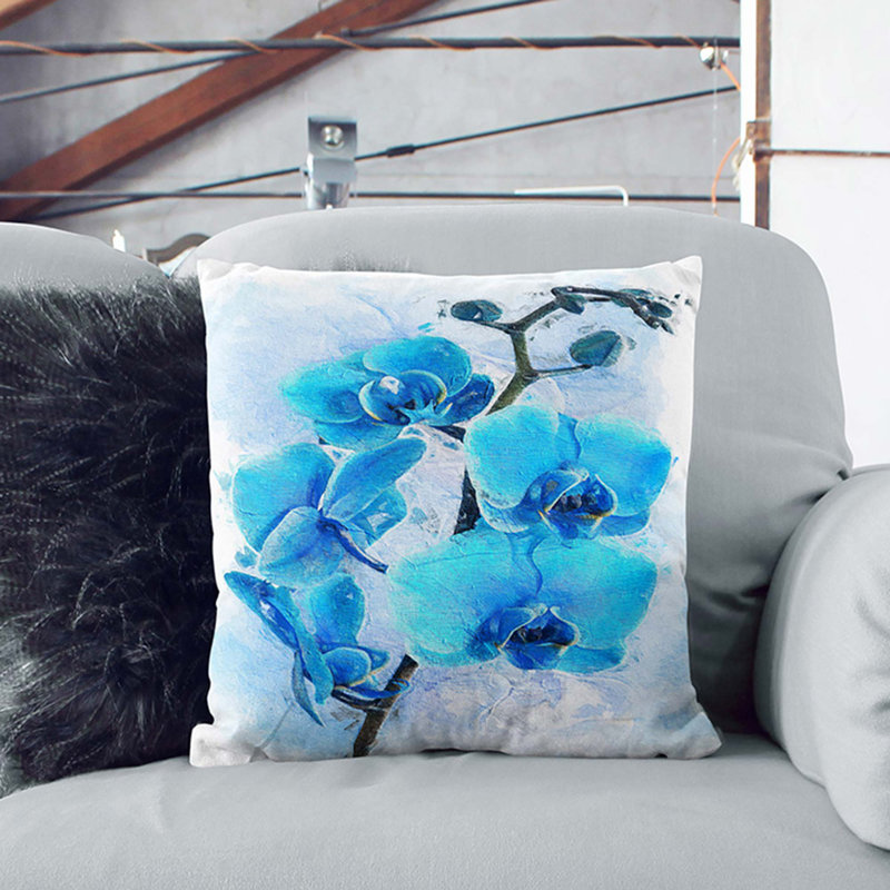 Square Throw Cushion, 55cm H x 55cm W x 20cm D