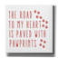  «Road Heart» par Erin Clark, art mural sur toile, 26 po x 26 po-949535103