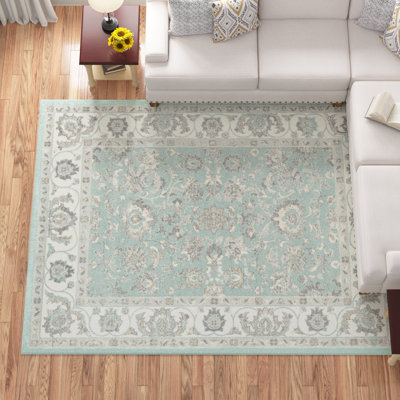 Tapis oriental bleu / gris Hilley