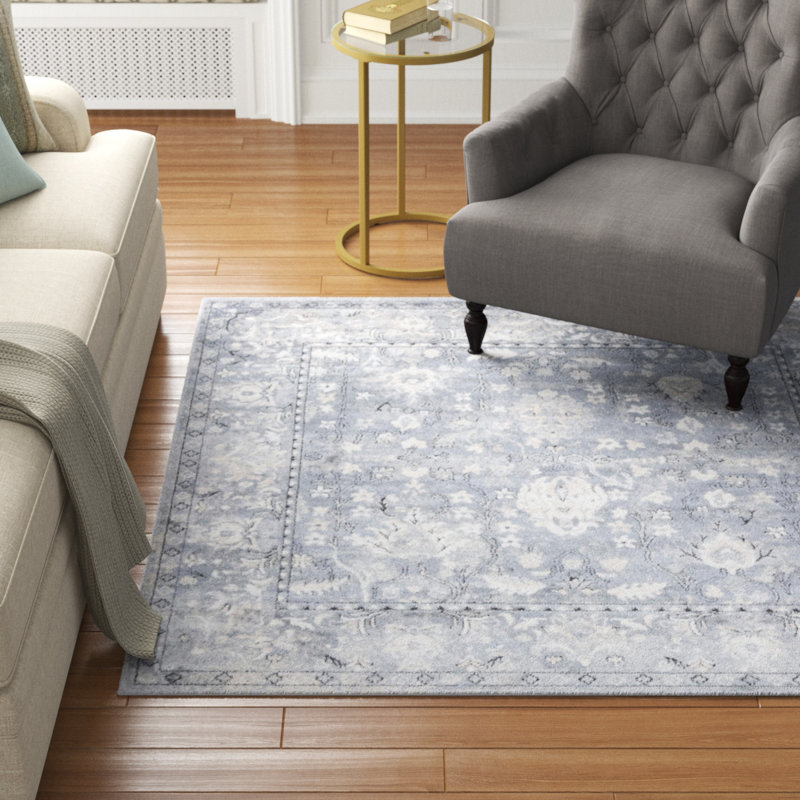Singleton Oriental Indoor Rug, Rectangle 6'1" x 9', Ivory