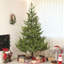 Arbre de Noël artificiel, cèdre réaliste clairsemé avec pointes, assemblage facile, arbre de Noël à charnières pour les vacances de bureau à domicile, vert-816413969