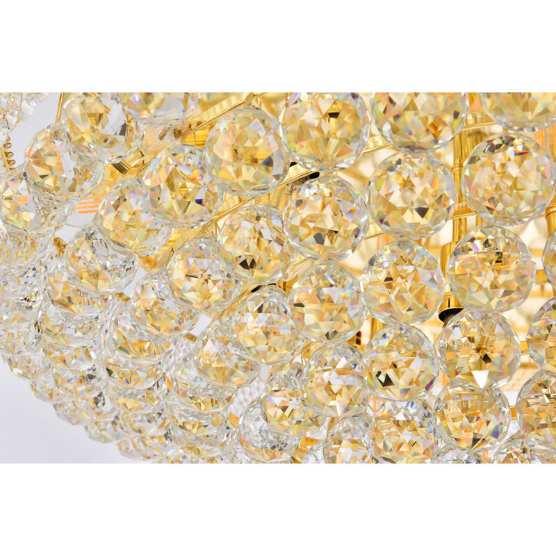 Gaelle Flush Mount, Gold, Royal Cut
